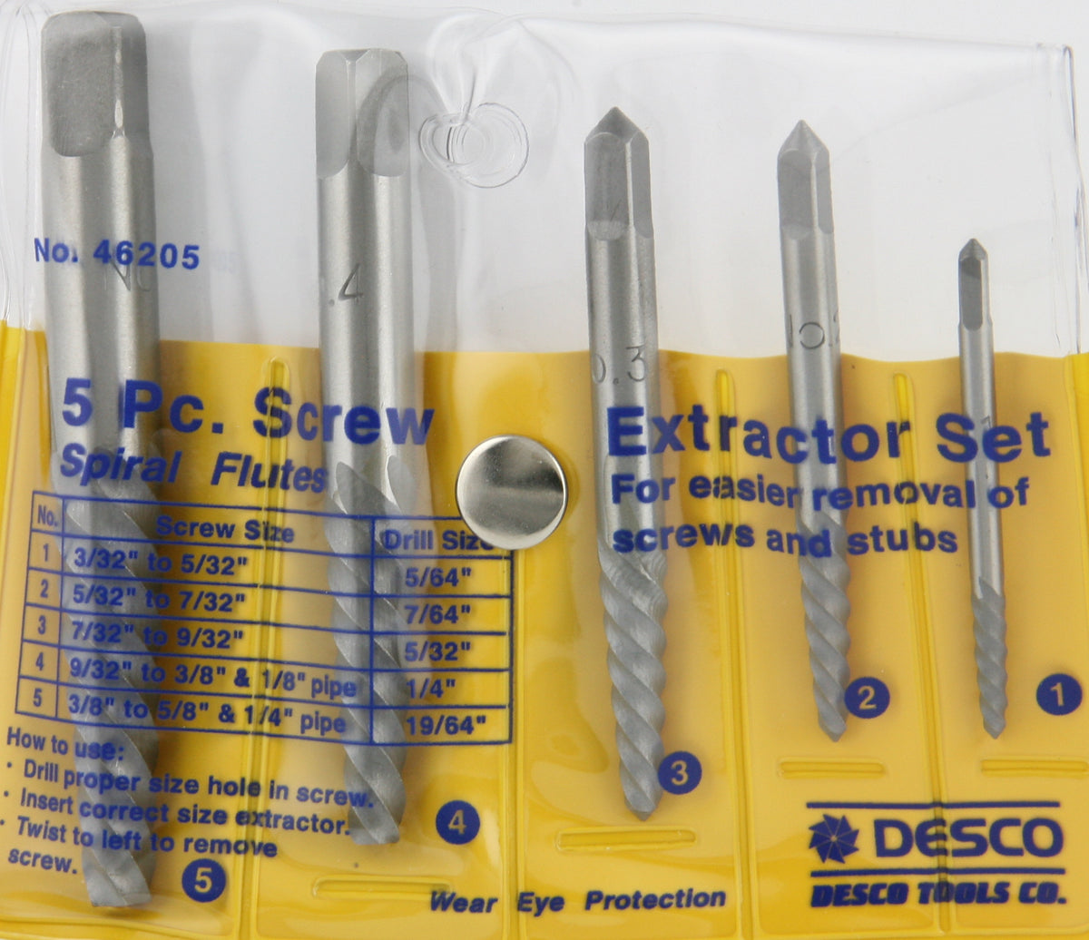 screw extractor easy out – Desco Tools